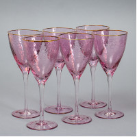 Бокал для вина "Розовый кварц", (комплект 6 шт) 250 мл. (8434-003)