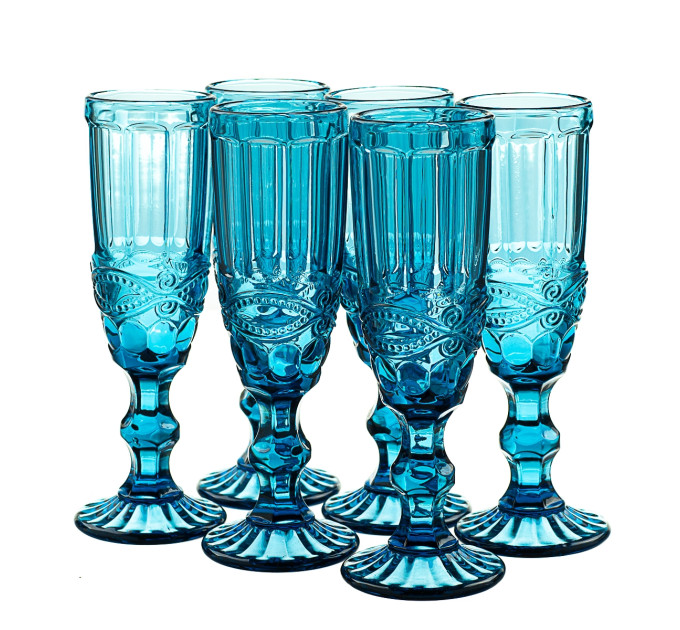 Келих для шампанського "Топаз", (комплект 6 шт) (8428-033)