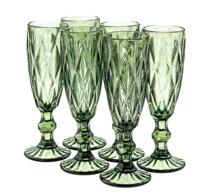 Бокал для шампанского "Берил", (комплект 6 шт) (8428-009)