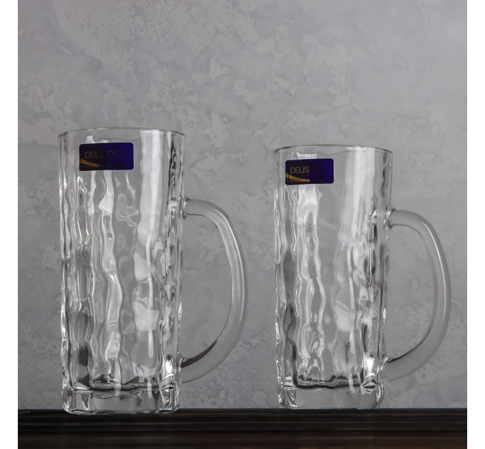 Пивной бокал "Хмельная жемчужина", (комплект 2 шт) 400 мл (9057-009)