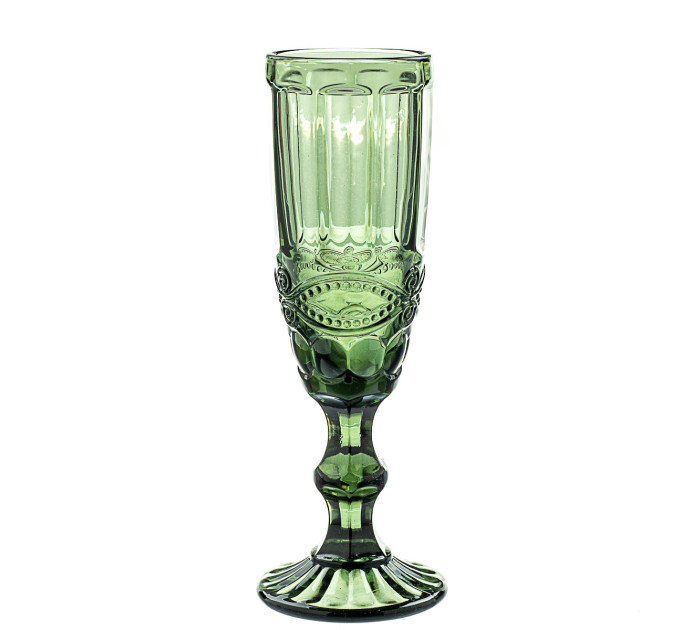 Бокал для шампанского "Малахит", (комплект 6 шт) (8428-035)
