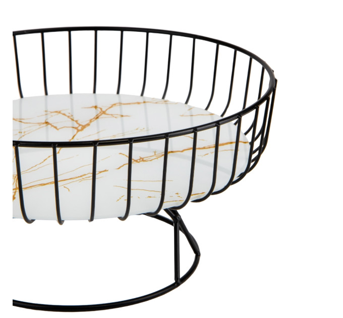 Фруктовница "Мрамор", 27*13,5 см (9063-002)