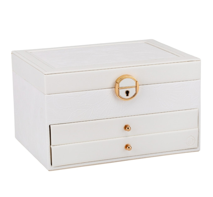Ящик для украшений "Маренго", белый, 23 см (9188-015)