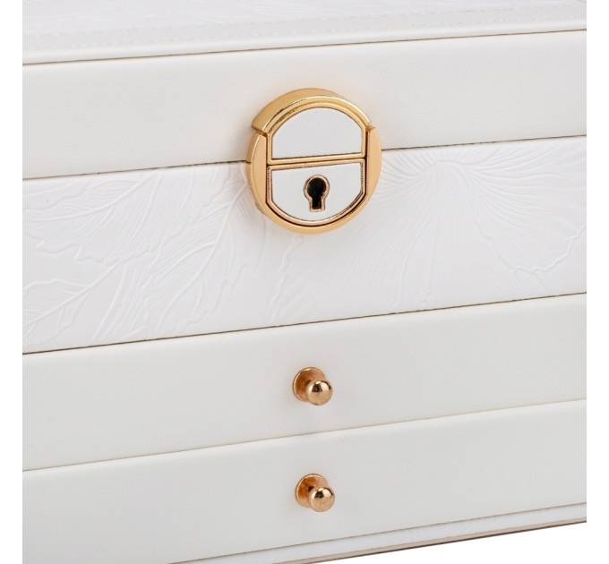 Ящик для украшений "Маренго", белый, 23 см (9188-015)