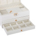 Ящик для украшений "Маренго", белый, 23 см (9188-015)