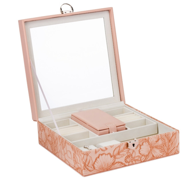 Скринька для прикрас "Квітучий сад", рожева, 25 см (9188-014)