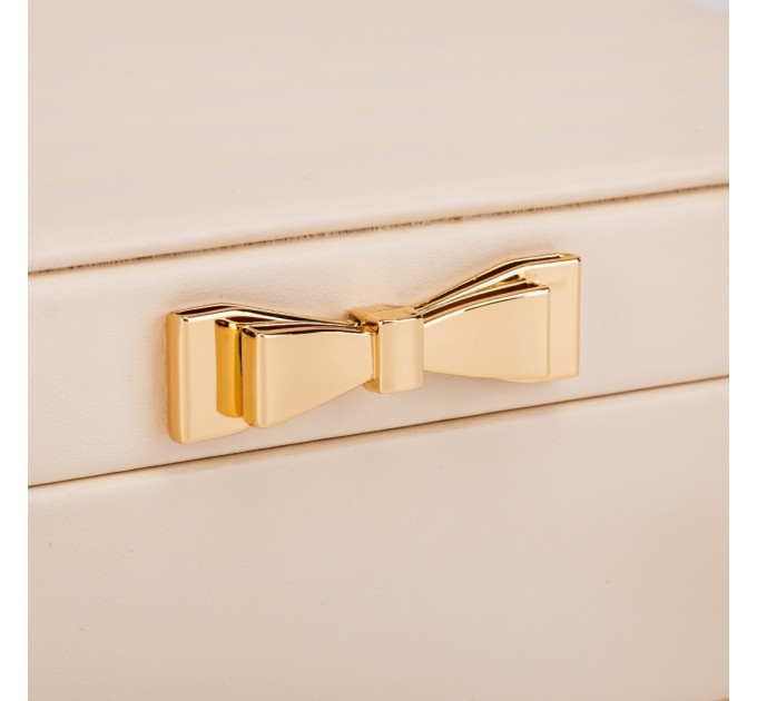 Ящик для украшений "Золотой бантик", бежевый, 24 см (9188-010)