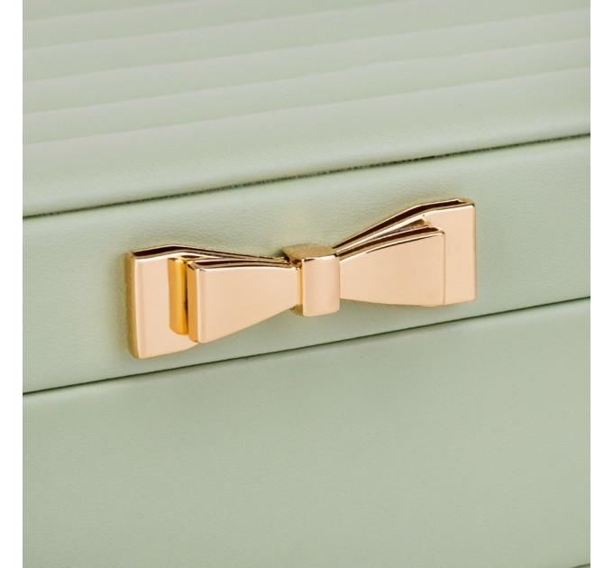 Ящик для украшений "Золотой бантик", оливковый, 24 см (9188-009)