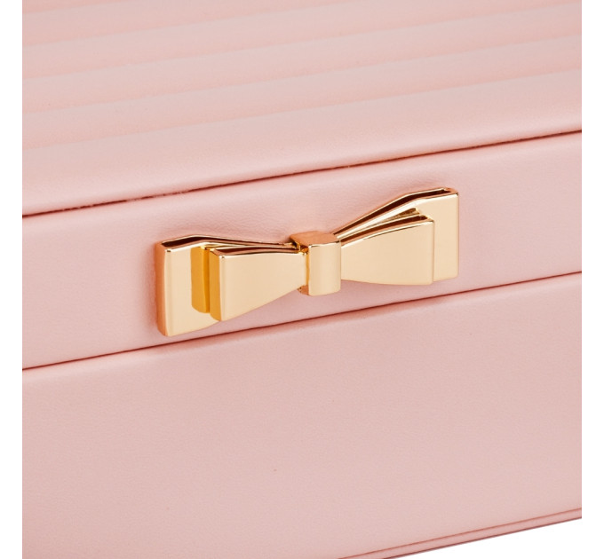 Скринька для прикрас "Золотий бантик", рожева, 24 см (9188-008)