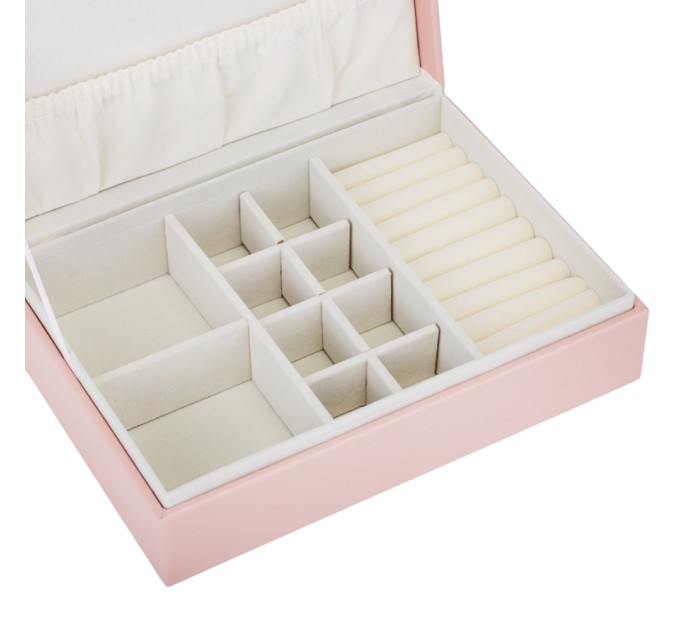 Скринька для прикрас "Золотий бантик", рожева, 24 см (9188-008)