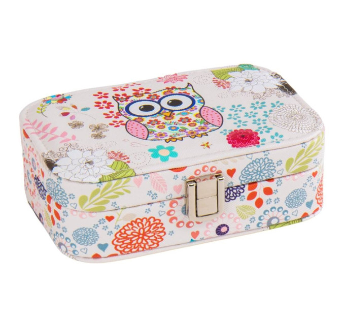 Ящик для украшений "Совушки", 10*15*5 см * Рандомный выбор дизайна (9065-007)