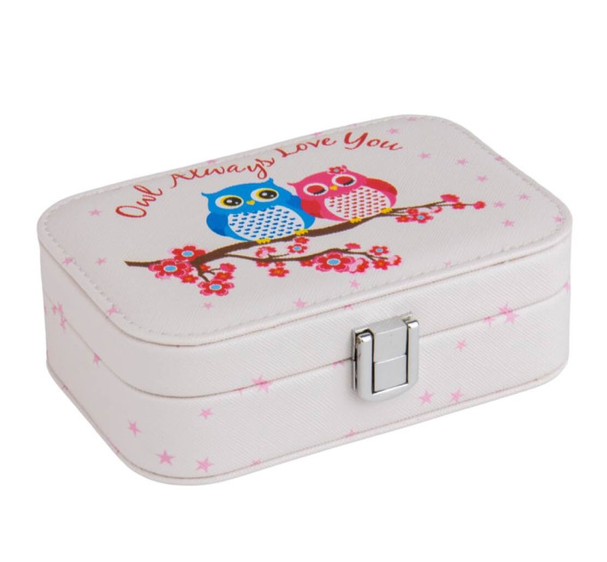 Ящик для украшений "Совушки", 10*15*5 см * Рандомный выбор дизайна (9065-007)