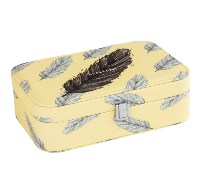 Скринька для прикрас "Золоте перо", 14,5*22,5*7 см * Рандомний вибір дизайну (9065-006)