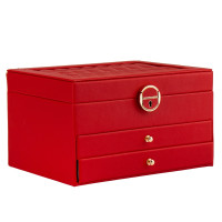 Ящик для украшений "Маренго", красный, 17,5*23,5*14 см (9065-018)