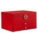 Ящик для украшений "Маренго", красный, 17,5*23,5*14 см (9065-018)