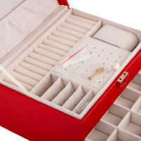 Ящик для украшений "Маренго", красный, 17,5*23,5*14 см (9065-018)