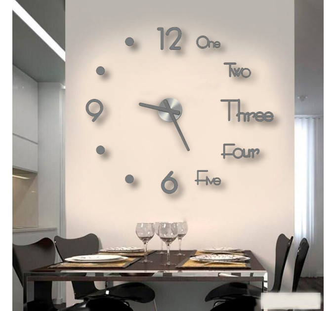 Великий настінний 3D годинник ( від 35 до 50 см) (8953-001)