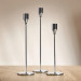 Набір з 3 підсвічників "Срібло", 32*27*22 см (9137-002)