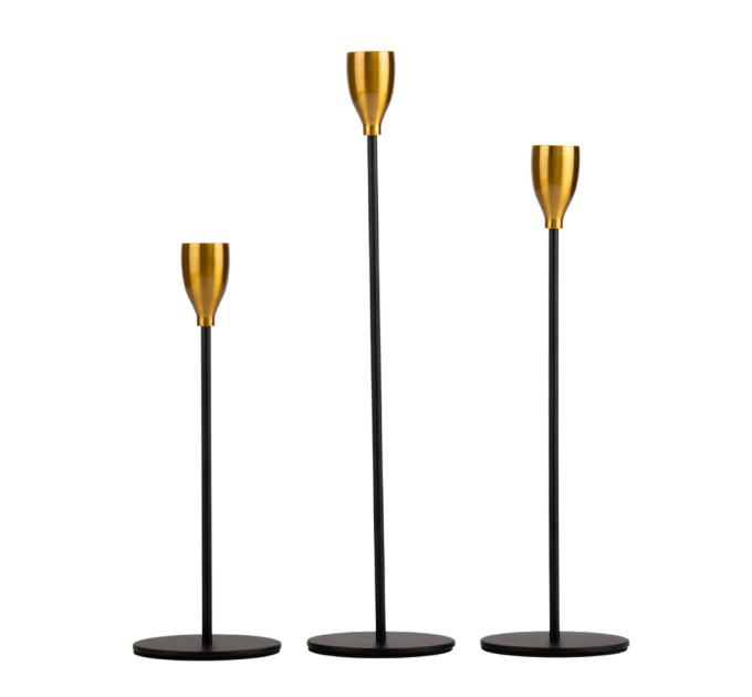 Набор из 3 подсвечников "Свет во тьме", 32,5*27,5*23 см (9137-006)