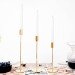 Набор из 3 подсвечников "Люминар", золотой, 32*27*22 см (9137-010)