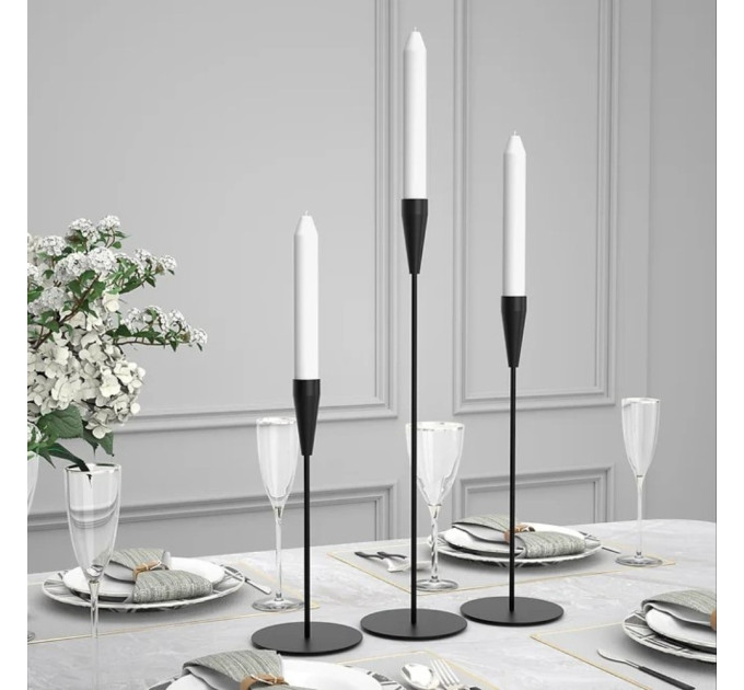 Набор из 3 подсвечников "Свет во тьме", 32,5*27,5*23 см (9137-009)