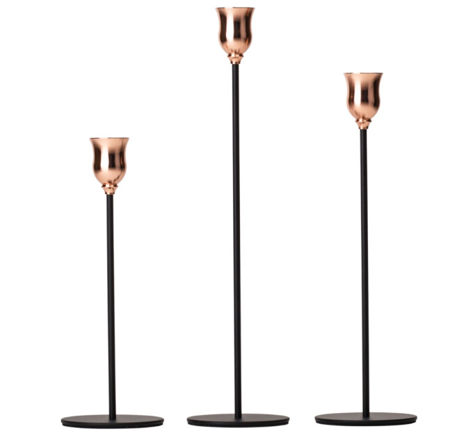 Набор из 3 подсвечников "Магия пламени", 32*27*22 см (9137-005)