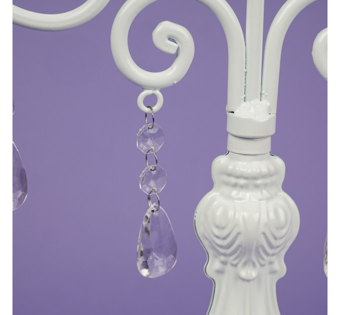 Подсвечник на 3 свечи с кристаллами (57 см.) (2011-005)