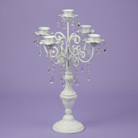 Подсвечник на 5 свечей с кристаллами (57 см.) (2011-006)