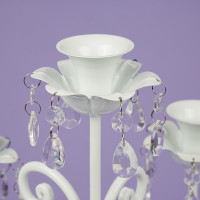 Подсвечник на 5 свечей с кристаллами (57 см.) (2011-006)