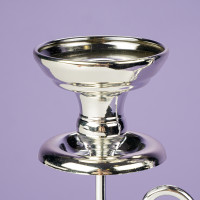 Подсвечник на 3 свечи, хром (68 см.) (2011-019)