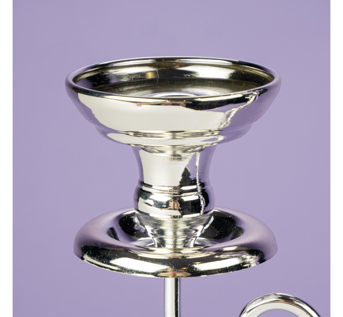 Підсвічник на 3 свічки, хром (68 см.) (2011-019)