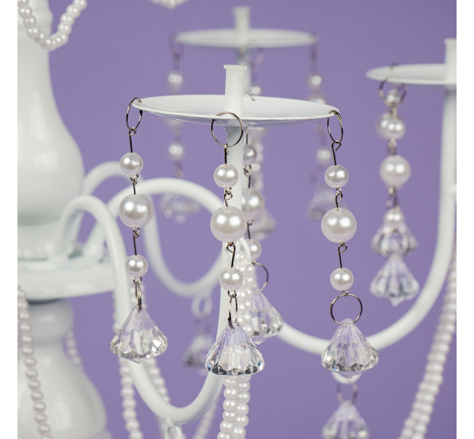 Подсвечник на 9 свечей с кристаллами (60 см.) (2011-002)