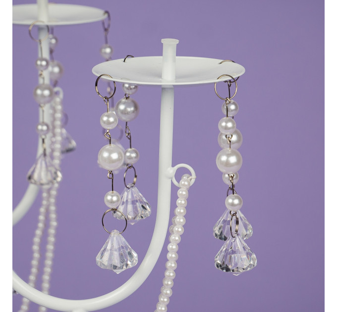 Подсвечник на 9 свечей с кристаллами (60 см.) (2011-002)