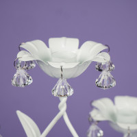 Подсвечник на 5 свечей с кристаллами (50 см.) (2011-008)