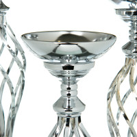 Набор флористических подставок "Лукреция", серебро (2009-054) Набор флористических подставок "Лукреция", серебро (2009-054)