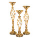 Набор флористических подставок "Лукреция", золото (2009-053)