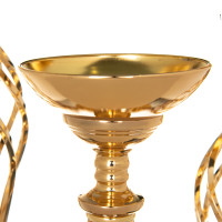 Набор флористических подставок "Лукреция", золото (2009-053) Набор флористических подставок "Лукреция", золото (2009-053)