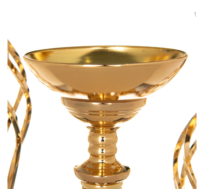 Набор флористических подставок "Лукреция", золото (2009-053)