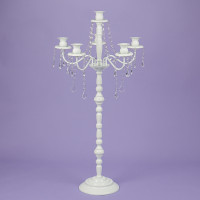 Подсвечник на 6 свечей с кристаллами (93 см.) (2011-001)