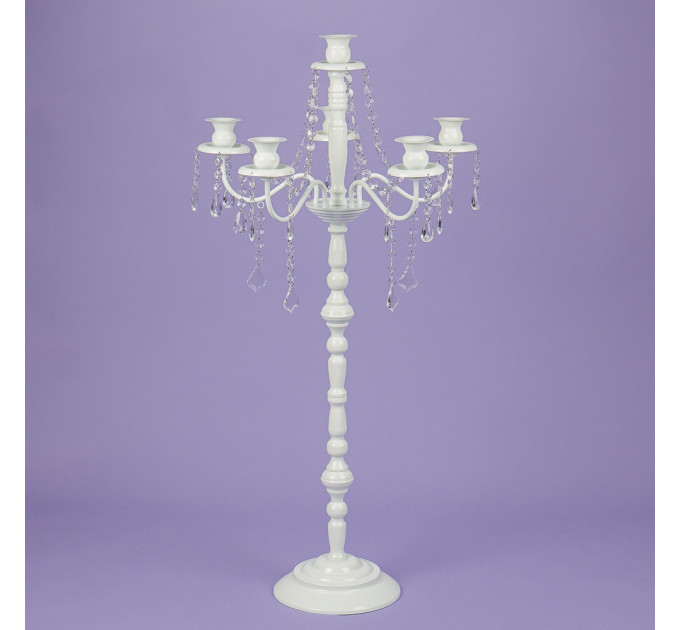 Подсвечник на 6 свечей с кристаллами (93 см.) (2011-001)