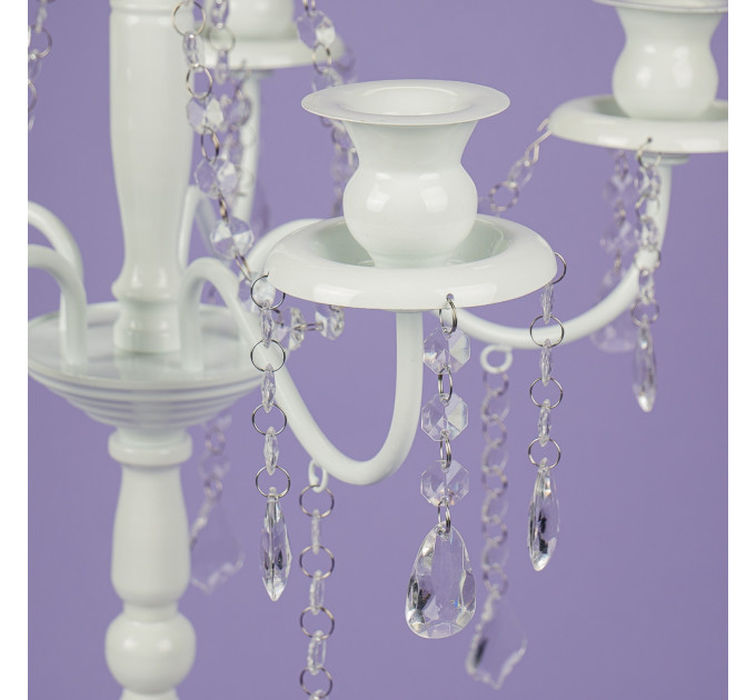 Подсвечник на 6 свечей с кристаллами (93 см.) (2011-001)