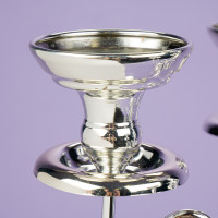 Подсвечник на 5 свечей, хром (68 см.) (2011-020)