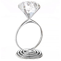 Подсвечник с кристаллом "Кольцо" (507M/105)