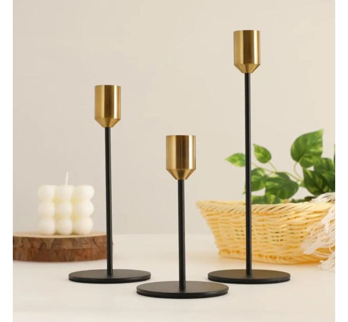 Набір з 3 підсвічників "Магнетизм", 24*19,5*14 см (9062-001)