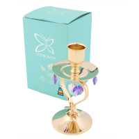 Подсвечник "Кристалы" (13 см) (009-C04/GEM)