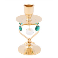 Подсвечник "Кристалы" (13 см) (009-C04/GPV)