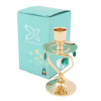 Подсвечник "Кристалы" (13 см) (009-C04/GPV)