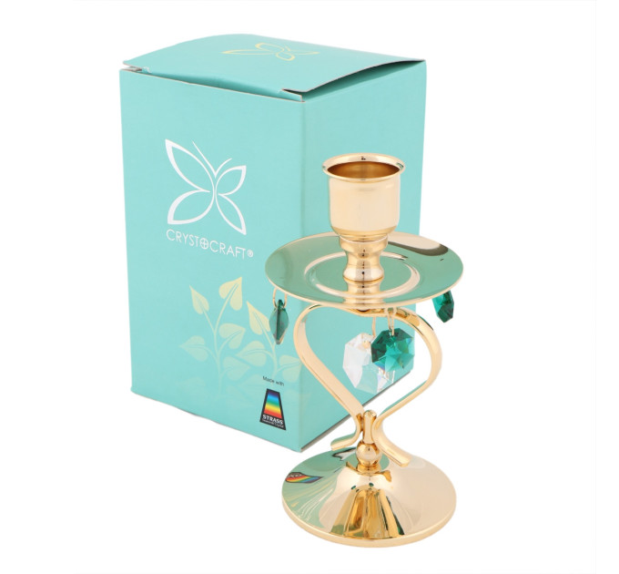 Подсвечник "Кристалы" (13 см) (009-C04/GPV)