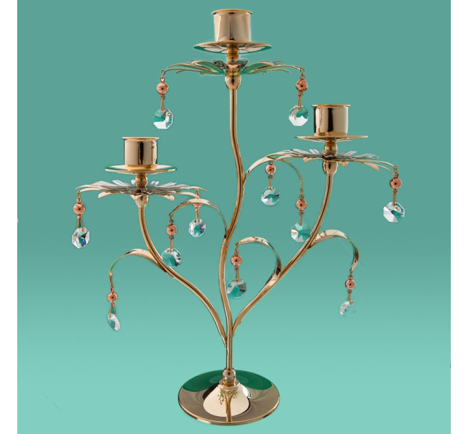 Подсвечник "Лепестки" (27 см) (007-C04)