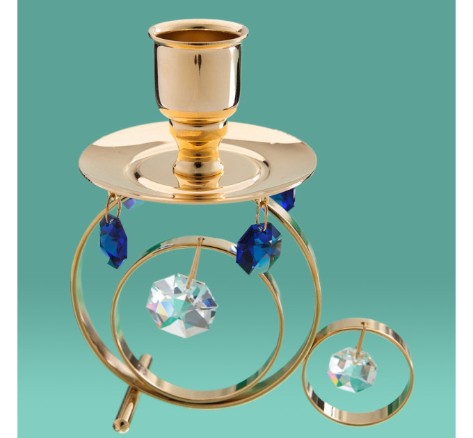 Подсвечник "Кристалл" (12 см) (010-C04/GDB)
